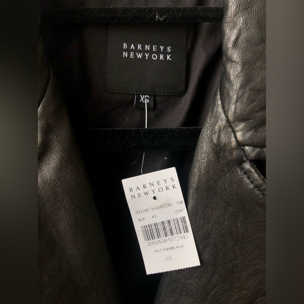 Barney’s New York Leather Jacket (NWT) - Picture 5 of 5